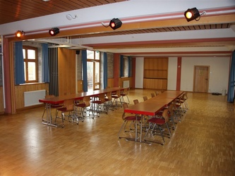 Saal im Erdgeschoss